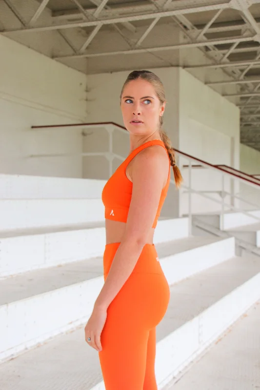 Tiger Orange Sports Bra