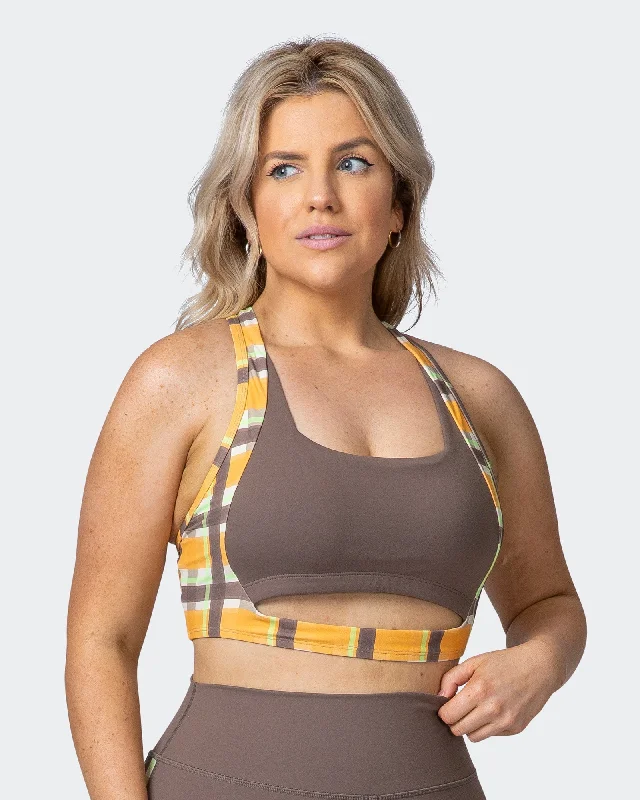 Sizzle Bra - Checked Out Print