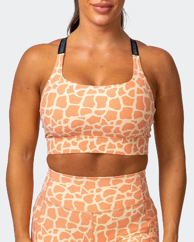 STABILITY BRA Paradise Giraffe Print