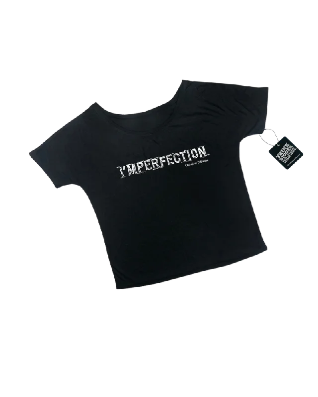 I'Mperfection - Slouchy Tee - Black