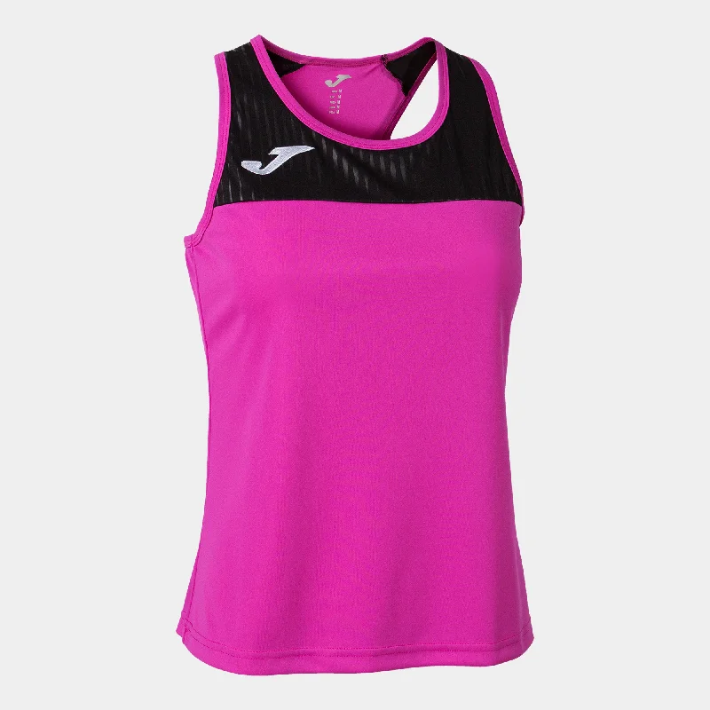 Joma Montreal Sleeveless Tee (Fucsia/Black)