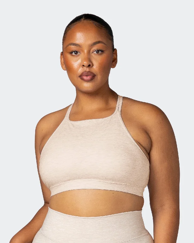 Aim High Bra - Almond Marl