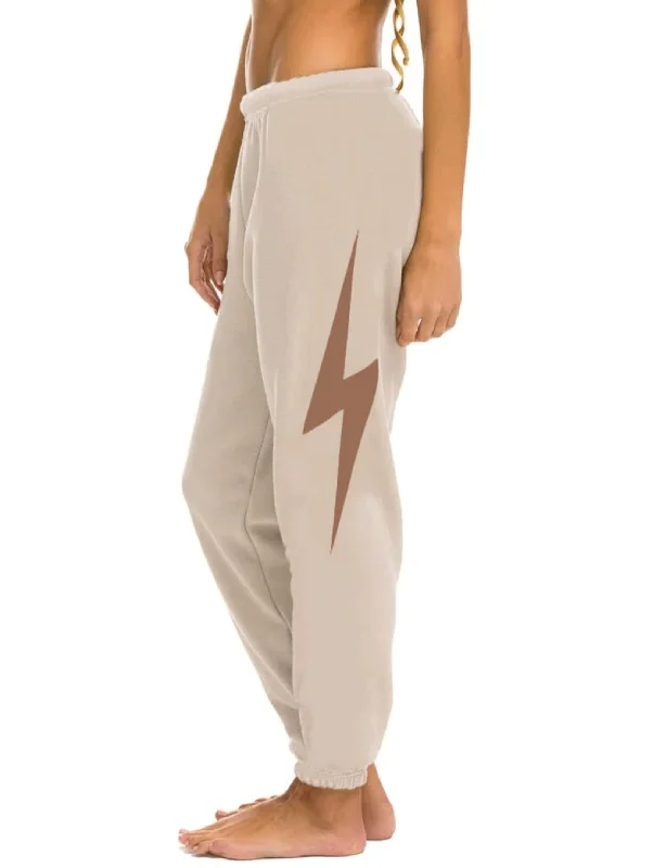 Bolt Womens Sweatpant, Sand/Mocha