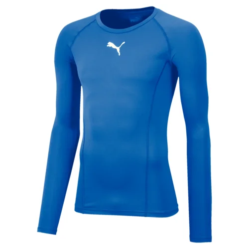 Puma Liga Baselayer L/S Tee (Electric Blue Lemonade)