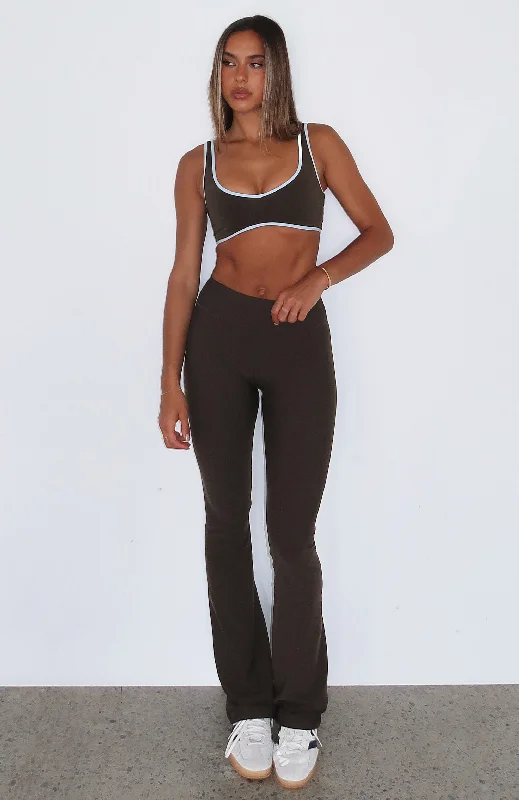 Stay Active Flare Leggings Espresso