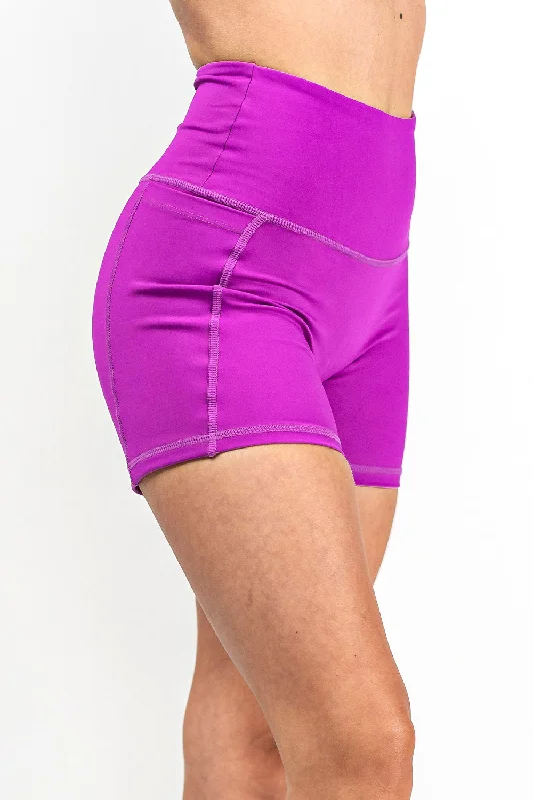 GB Elevate High Waist Shorts - Purple