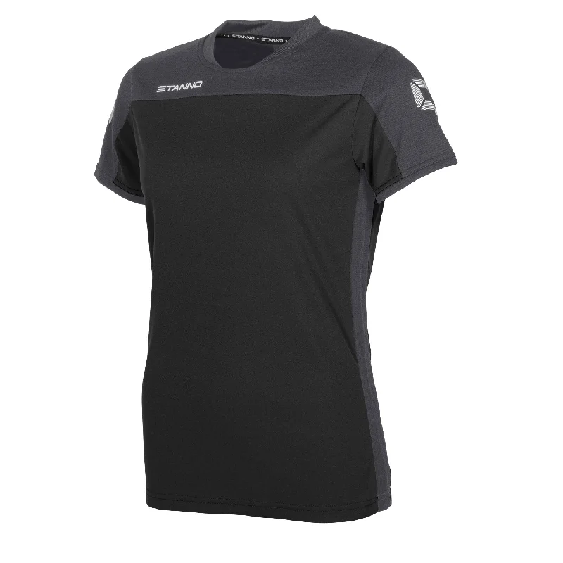 Stanno Womens Pride Training T-Shirt (Black/Anthracite)