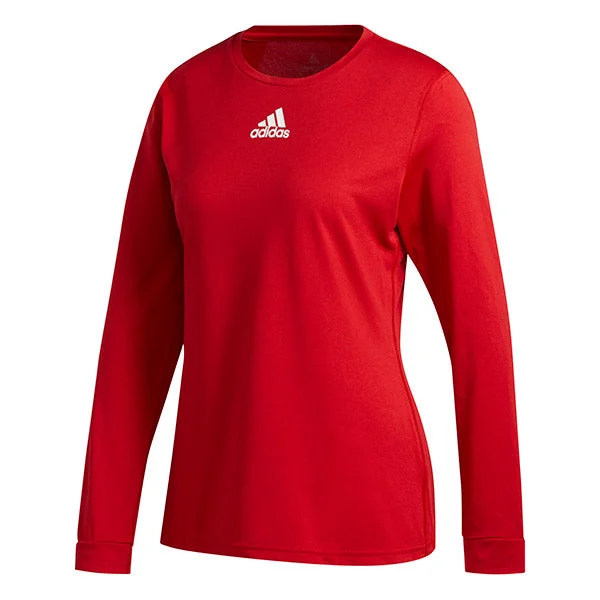 adidas Women's Creator LS Tee - Red