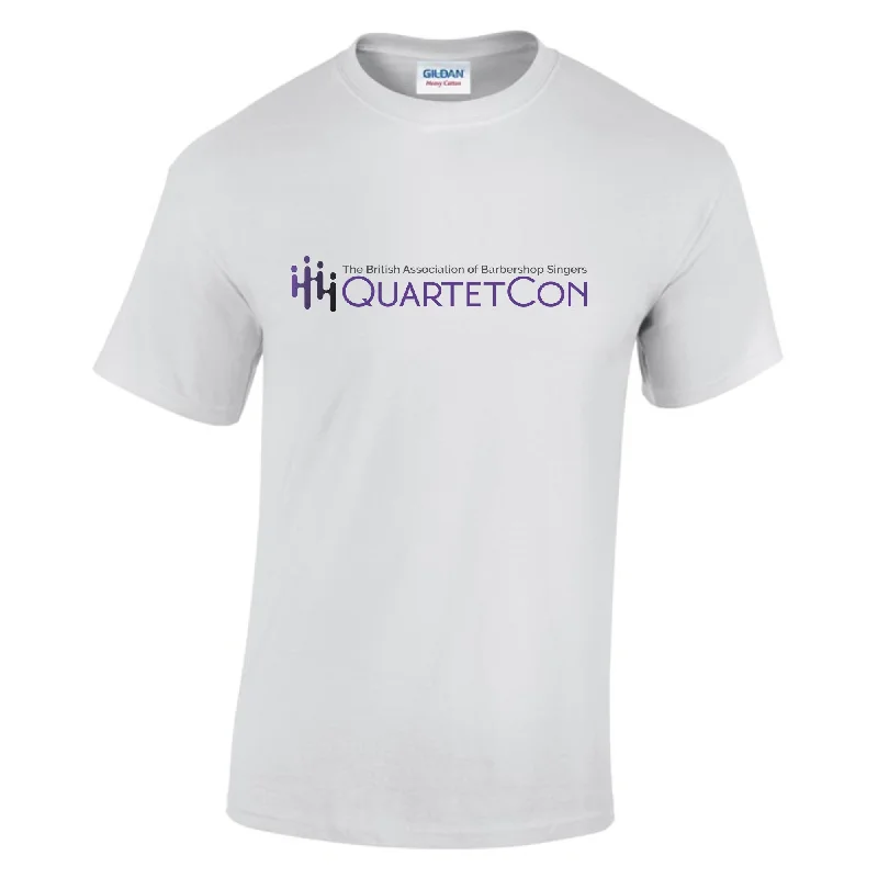 QuartetCon Large Logo T-Shirt (White)