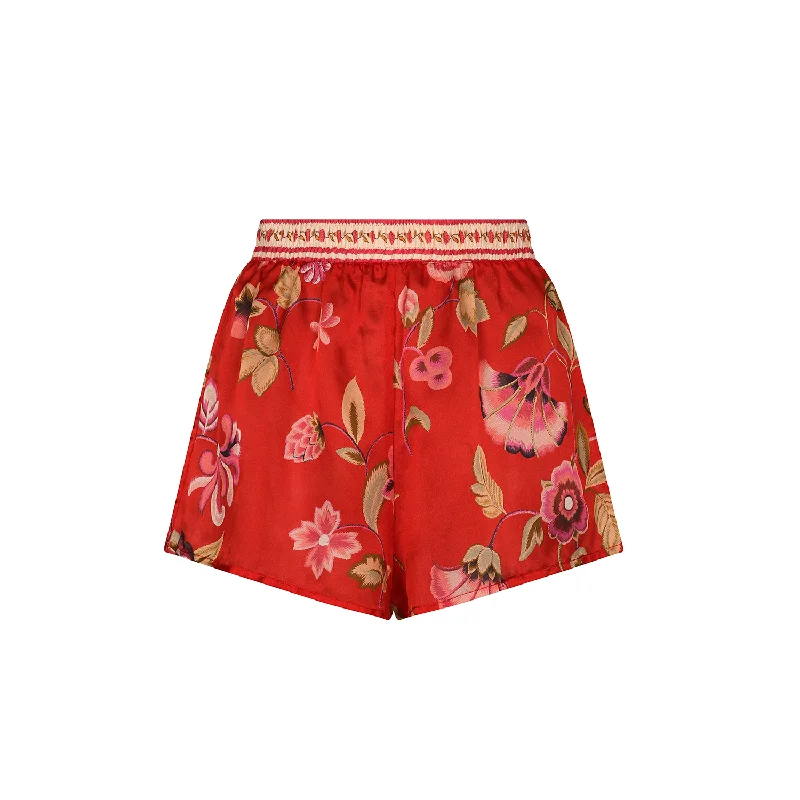 SHORT COTTON SILK POMEGRANATE 451