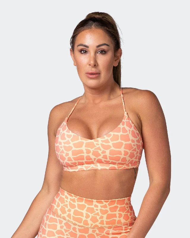 Sun Kissed Bralette - Paradise Giraffe Print