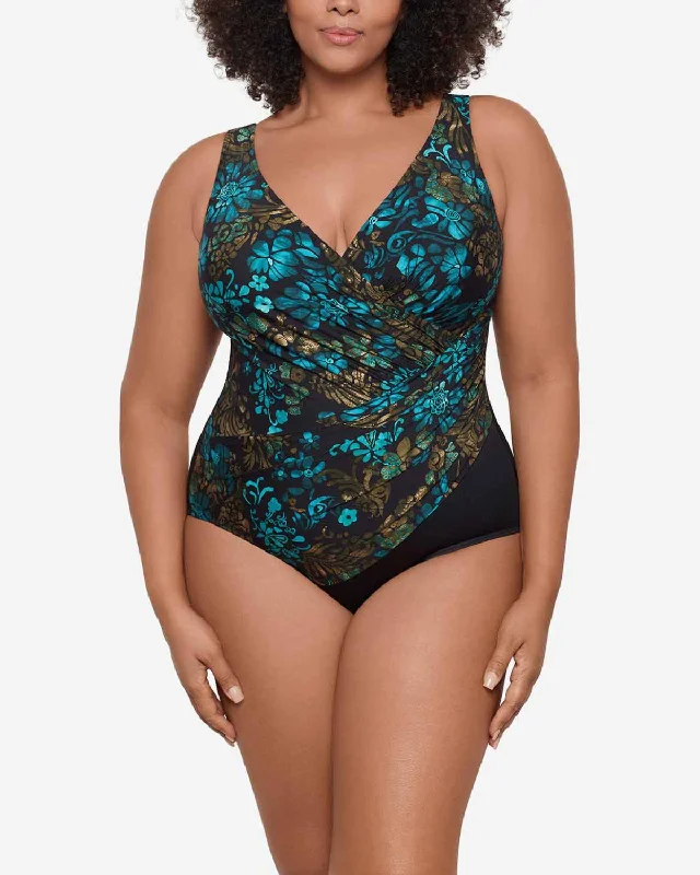 2025 Miraclesuit Women's Plus Flor De Mare Oceanus One Piece Swimsuit - 65660588W