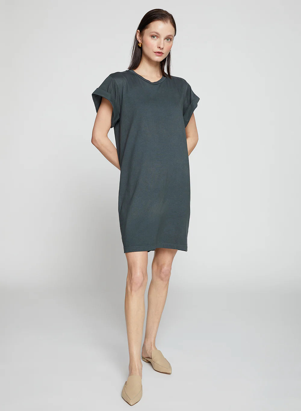 Cloud Jersey T-Shirt Dress Verde