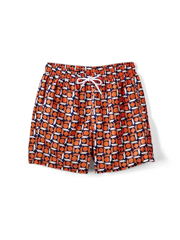 Geo Capri Swim Shorts