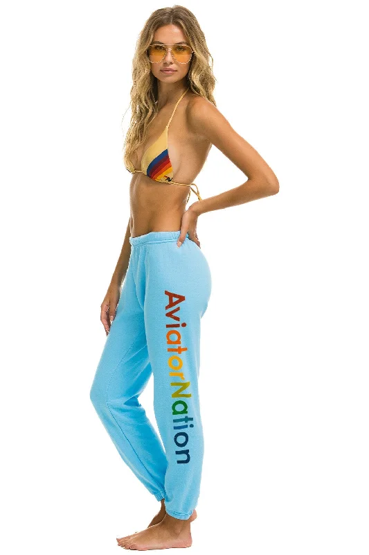 AVIATOR NATION SWEATPANTS - SKY