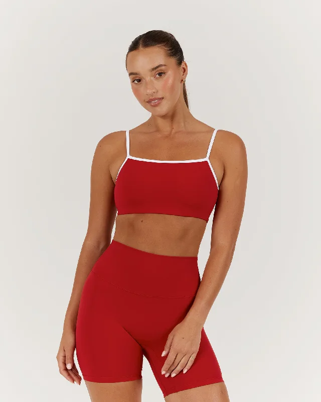 LUXE CHER BRA - CHERRY