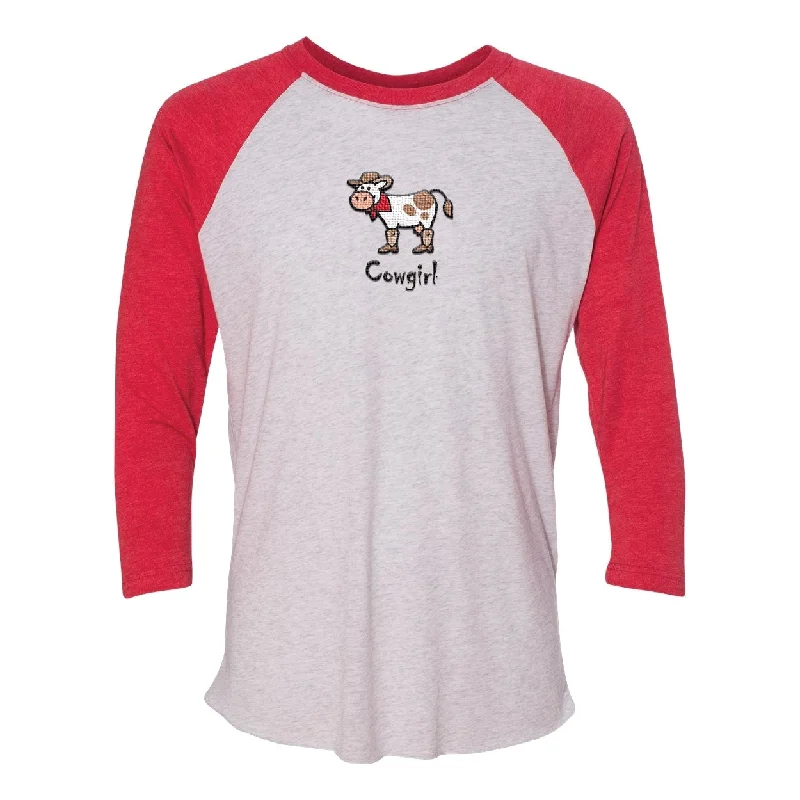 Cow girl baseball sleep tee, by Nap Time®