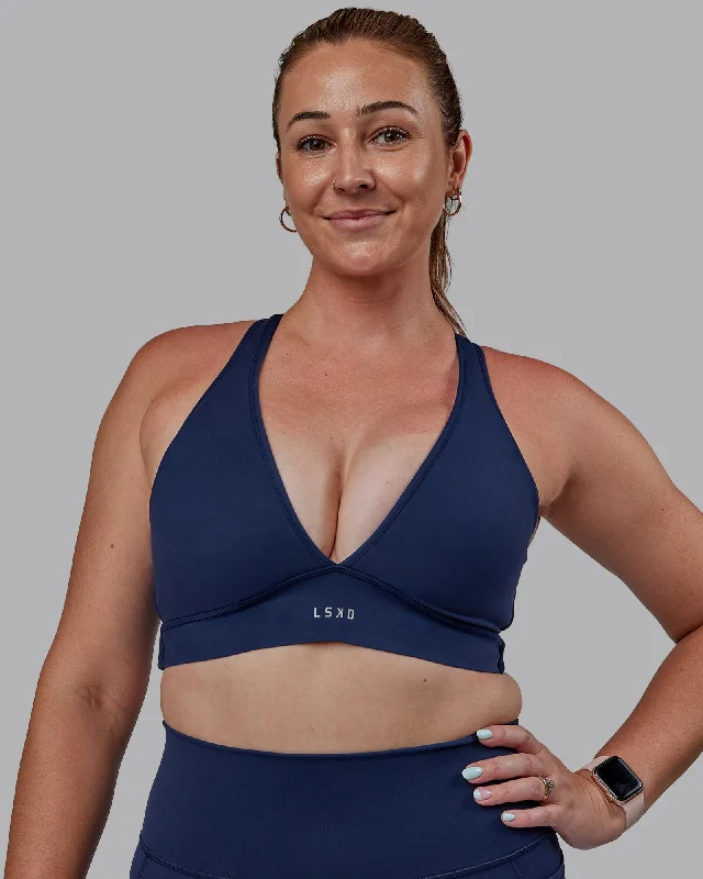 Stamina Sports Bra (D/DD/E) - Future Navy