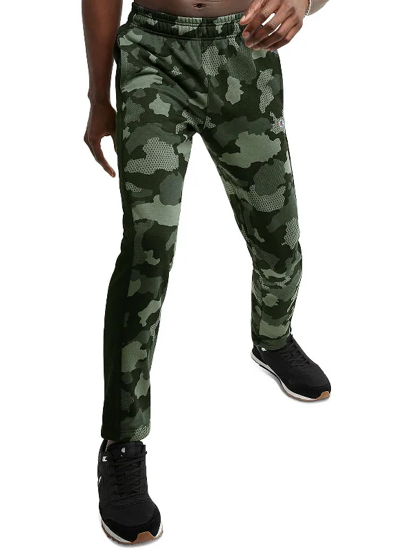 Mens Fleece Camo Sweatpants