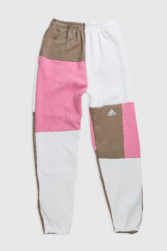 Unisex Rework Adidas Patchwork Sweatpants - XS