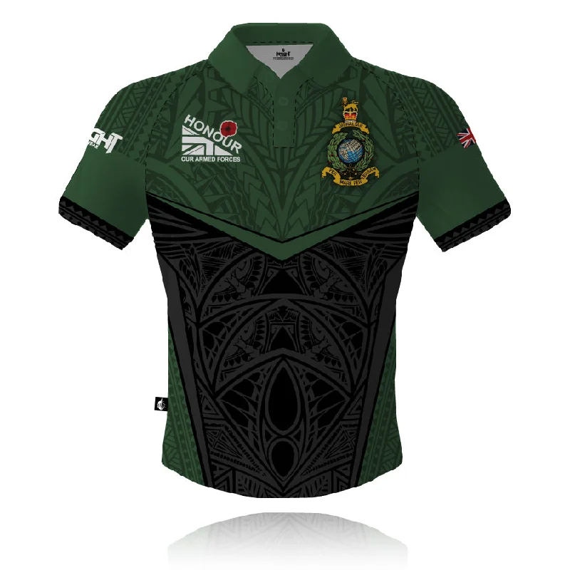 Honour Our Armed Forces - Royal Marines Remembrance - Tech Polo