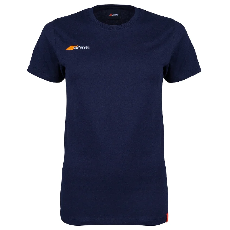 Grays Hockey Womens Tangent Tee (Dark Navy)