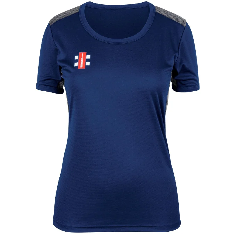 Gray Nicolls Womens Pro Performance Tee Shirt (Navy)