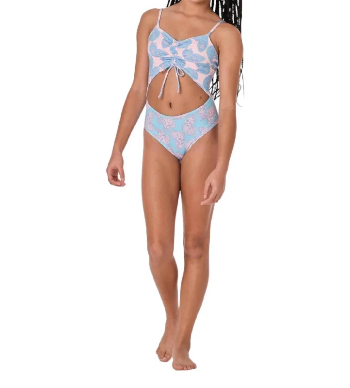 Peek A Boo Swimwear In Butterfly