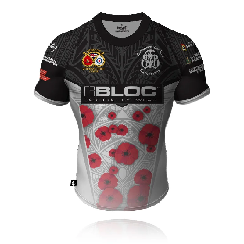 Barbarians Combined Services 2023 - Remembrance - Rugby/Training Shirt