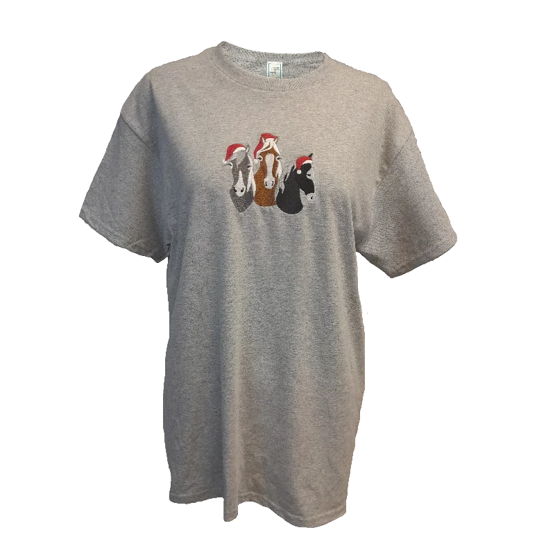 T247LSXXCT "Santa Horses" Women's Tee by Nap Time®