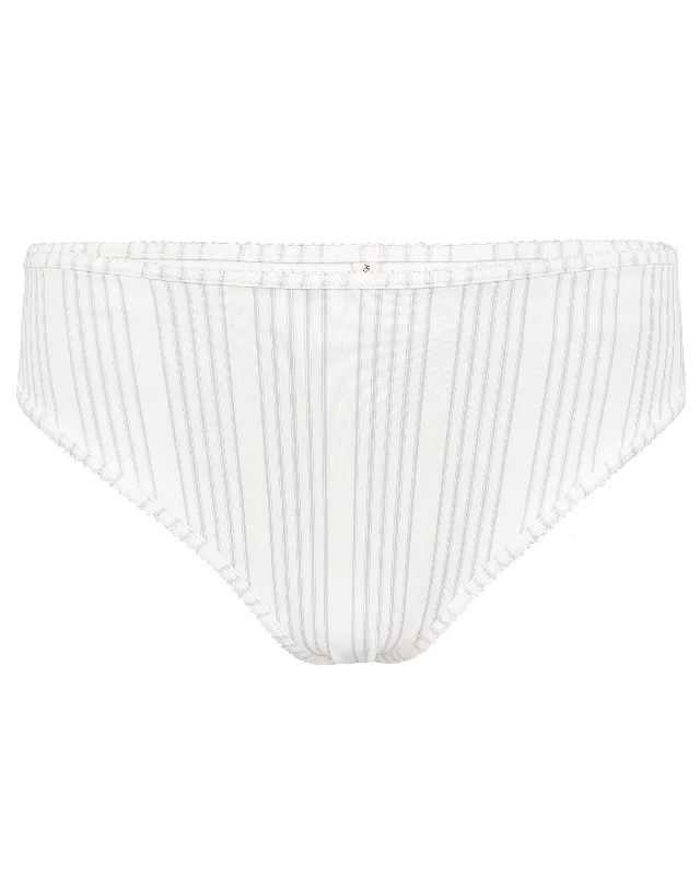 Swim Briefs - Chalk Stripe