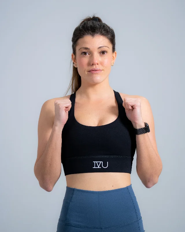 Dream Big Black Sports Bra