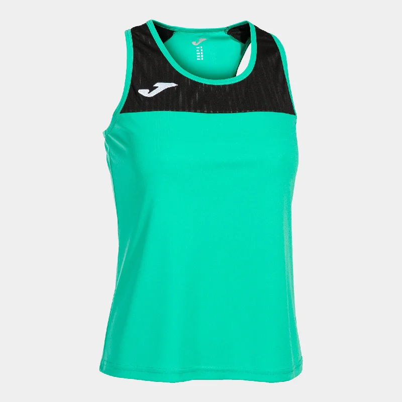 Joma Montreal Sleeveless Tee (Aqua Green/Black)