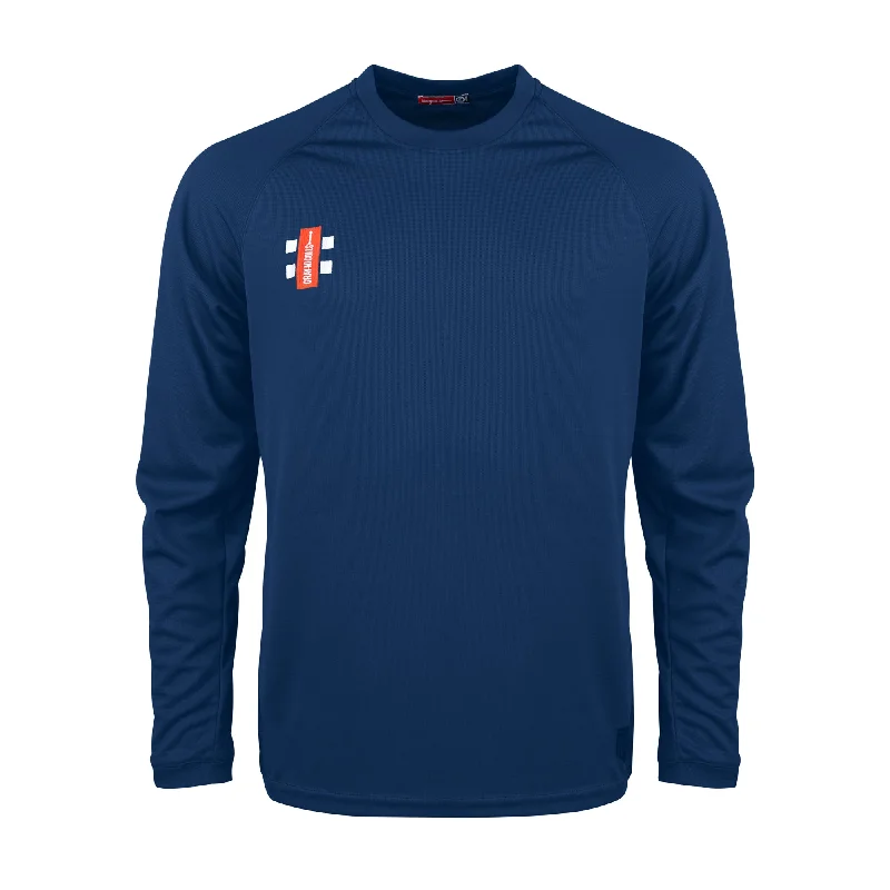 Gray Nicolls Matrix V2 LS Tee Shirt (Navy)