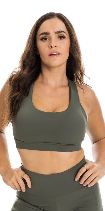 Khaki Body Luxe Compact Bra