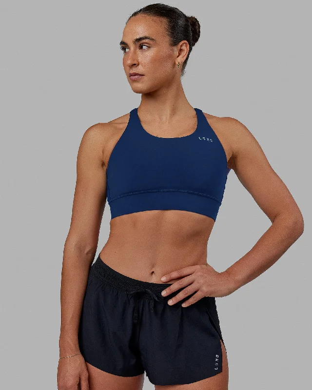 Accelerate Sports Bra - Future Navy