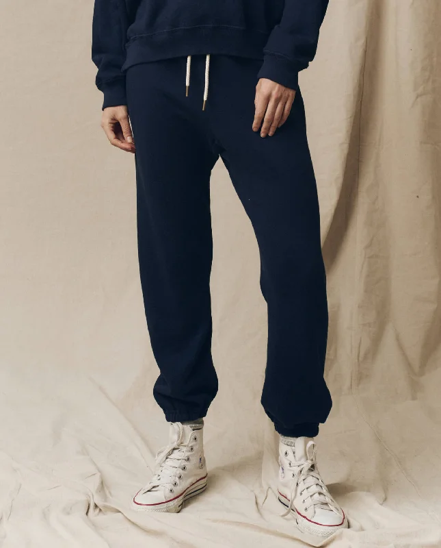 The Stadium Sweatpant. Solid -- True Navy