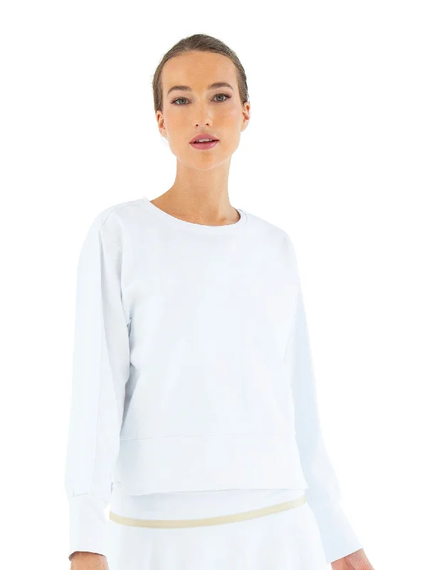 Camila Performance Sweatshirt - White