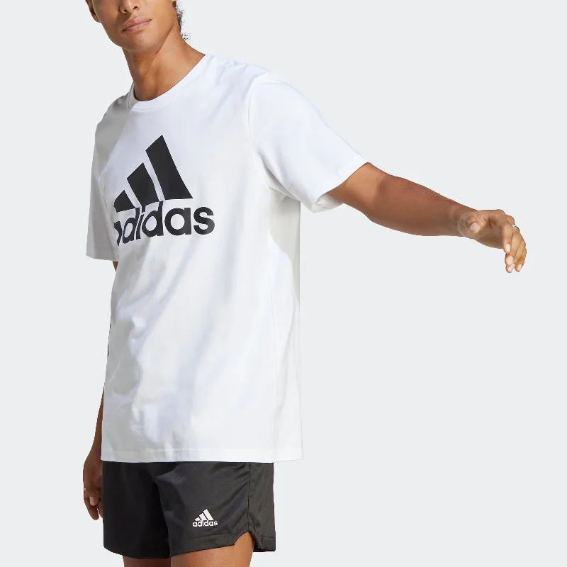 Men's adidas Essentials Single Jersey Big Logo Tee