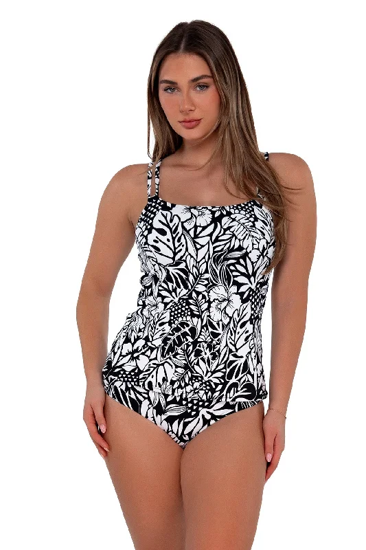 Sunsets Caribbean Seagrass Texture Taylor Tankini Top