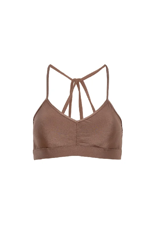 Bronze sports bra