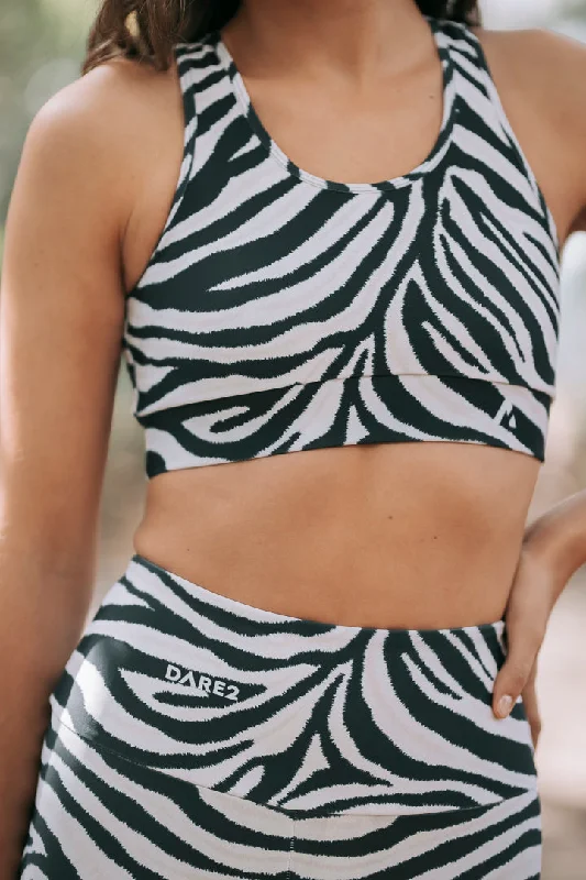 Natural Zebra Sports Bra