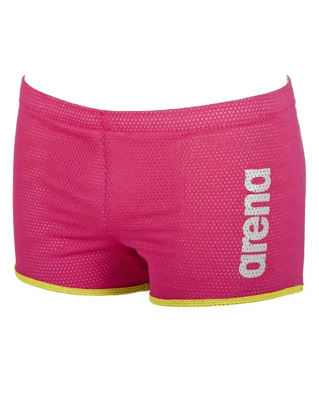 Square Cut Drag Short - Fuchsia