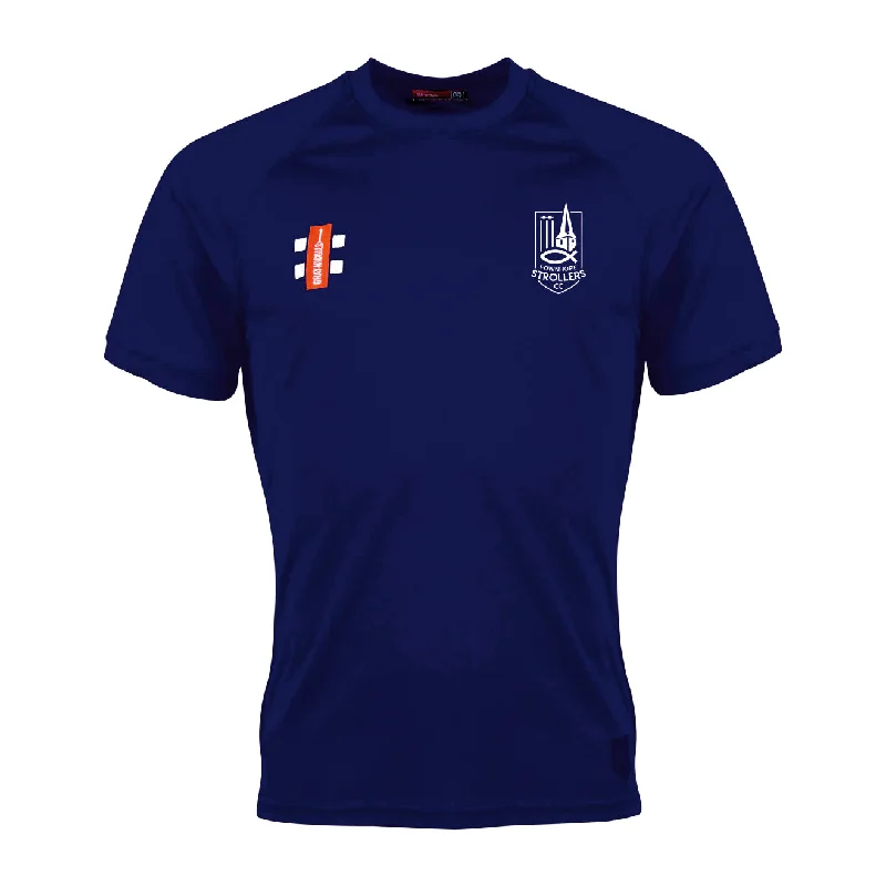 Fownhope Strollers CC Gray Nicolls Matrix V2 Tee Shirt (Navy)