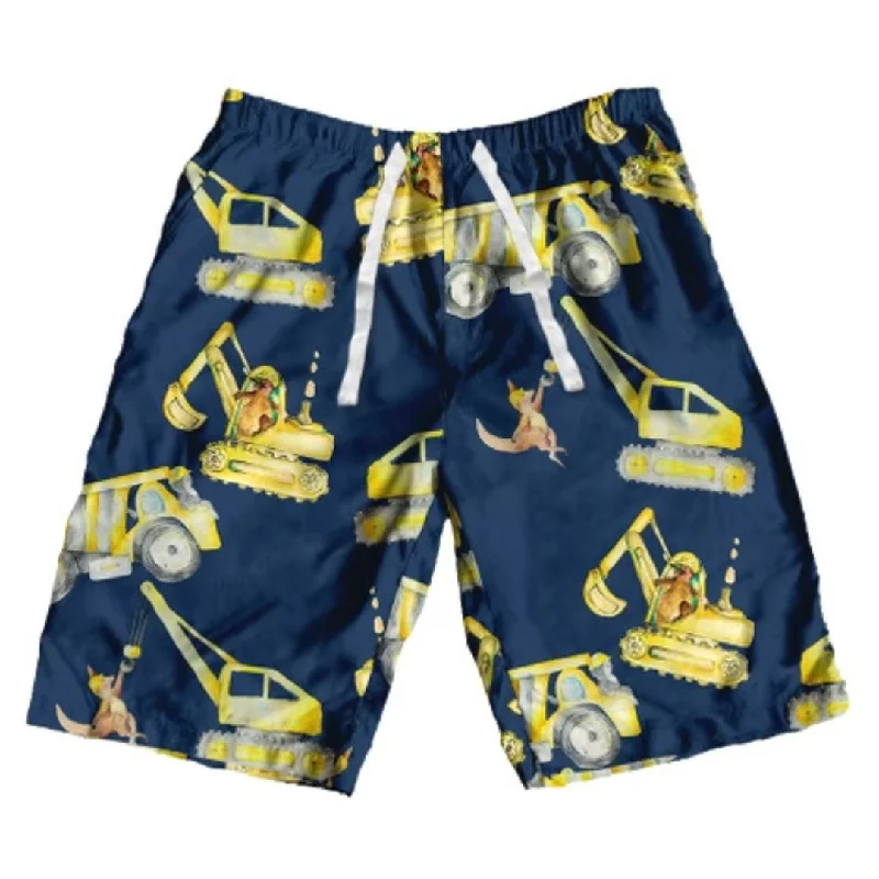 Construction Crew Men's Sleep Shorts