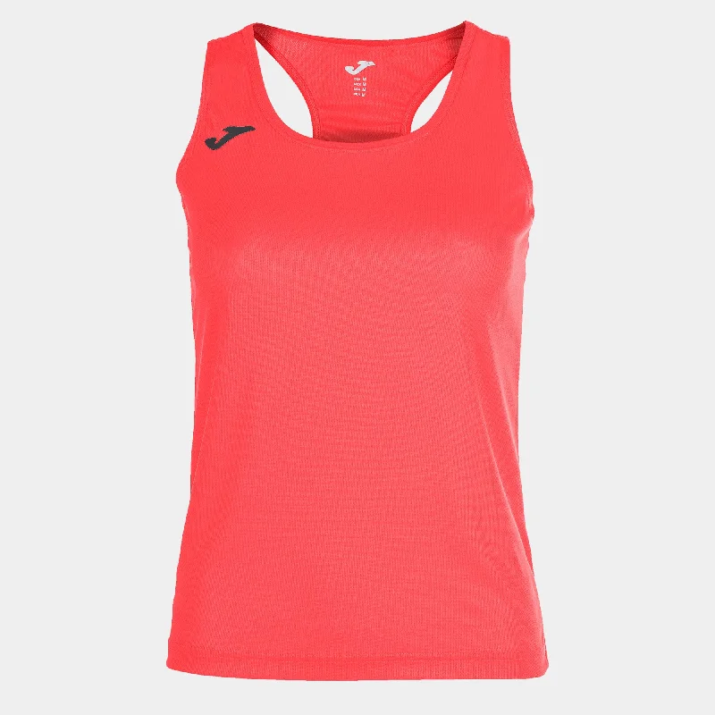 Joma Siena Sleeveless Tee (Dark Orange Fluor)