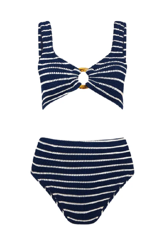 Nadine Bikini Navy/White