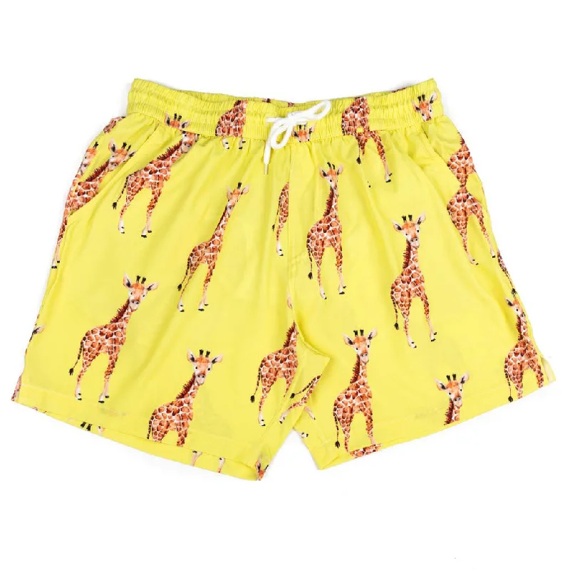 Yellow Giraffe Men's Boardshorts