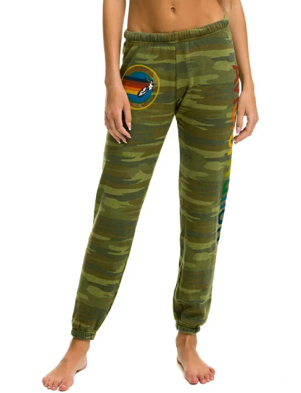 Logo Womens Sweatpants, Camo