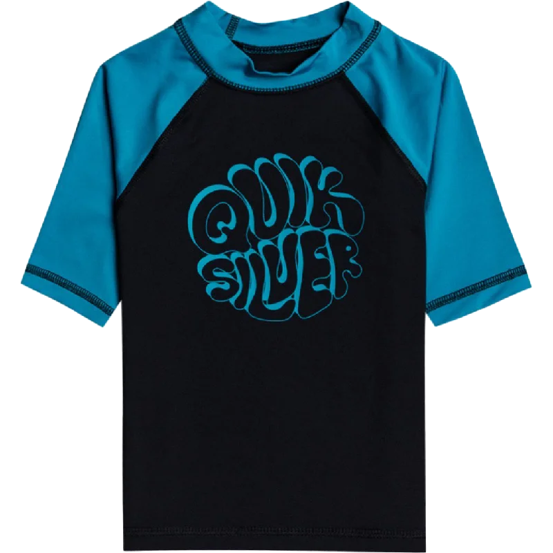 Boys' Bubble Trouble Short Sleeve UPF Rashguard